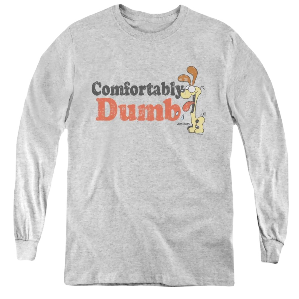 Garfield Comfortably Dumb - Youth Long Sleeve T-Shirt Youth Long Sleeve T-Shirt Garfield