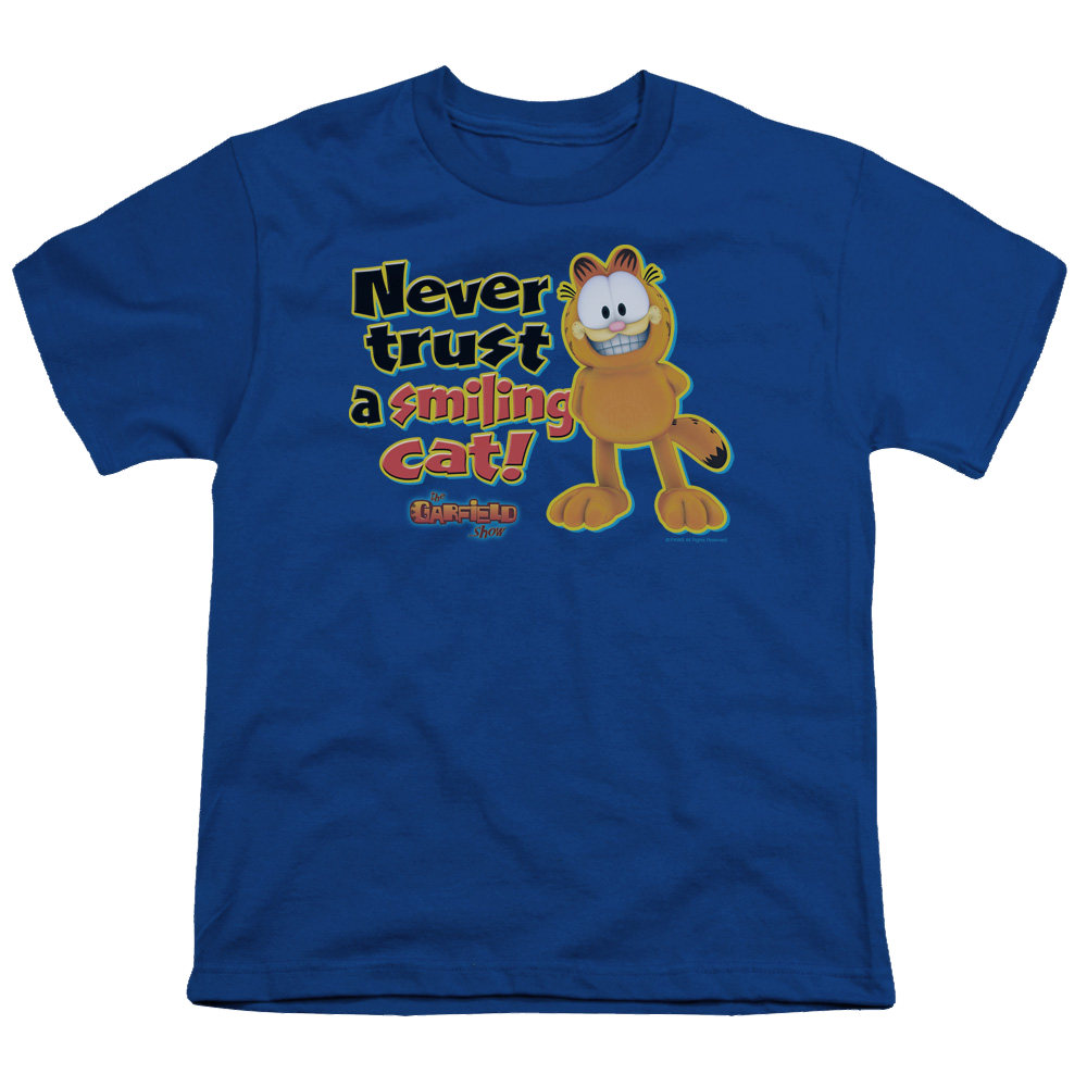 Garfield Smiling - Youth T-Shirt (Ages 8-12) Youth T-Shirt (Ages 8-12) Garfield