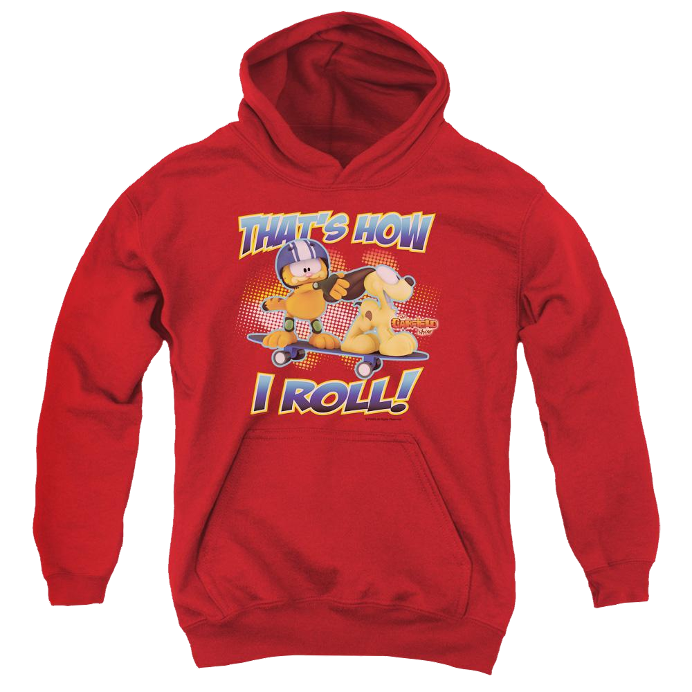 Garfield How I Roll - Youth Hoodie (Ages 8-12) Youth Hoodie (Ages 8-12) Garfield