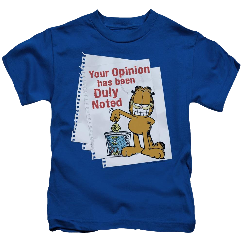 Garfield Duly Noted - Kid's T-Shirt (Ages 4-7) Kid's T-Shirt (Ages 4-7) Garfield