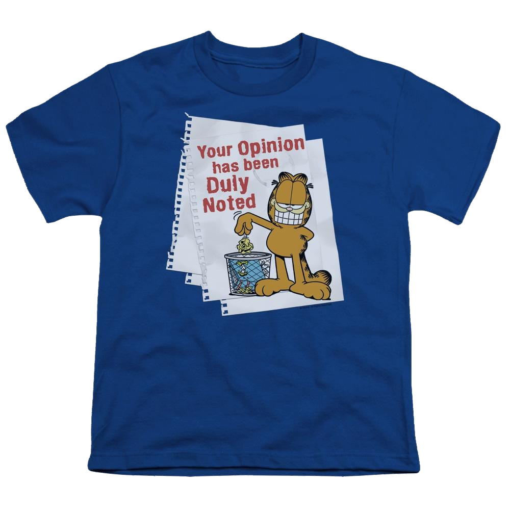 Garfield Duly Noted - Youth T-Shirt (Ages 8-12) Youth T-Shirt (Ages 8-12) Garfield