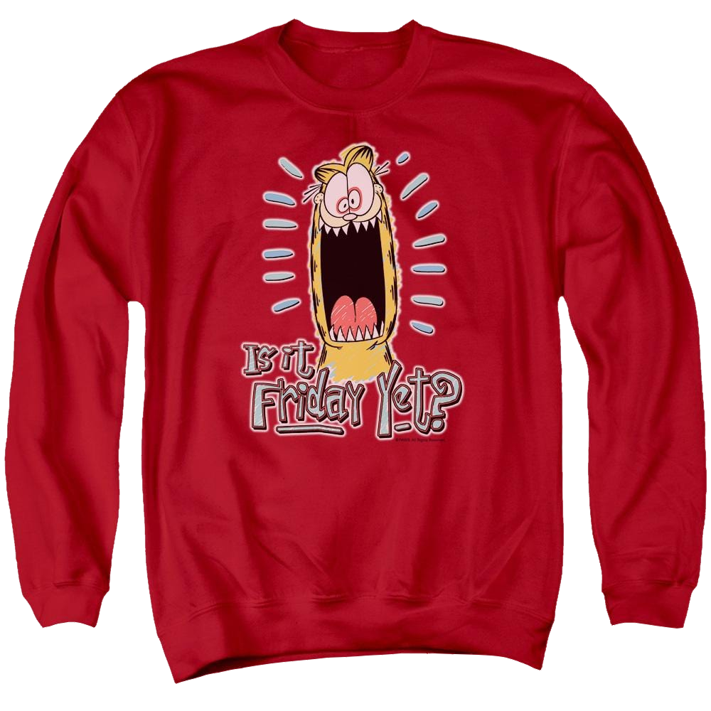 Garfield Friday - Men's Crewneck Sweatshirt Men's Crewneck Sweatshirt Garfield