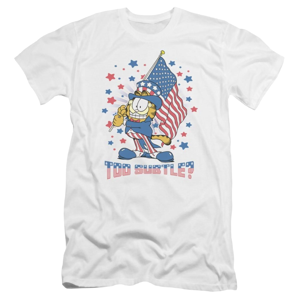 Garfield Subtle - Men's Premium Slim Fit T-Shirt Men's Premium Slim Fit T-Shirt Garfield