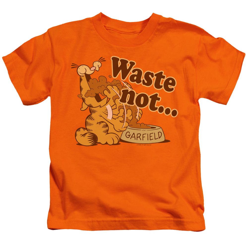 Garfield Waste Not - Kid's T-Shirt (Ages 4-7) Kid's T-Shirt (Ages 4-7) Garfield