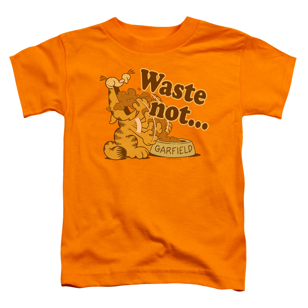 Garfield Waste Not - Toddler T-Shirt Toddler T-Shirt Garfield