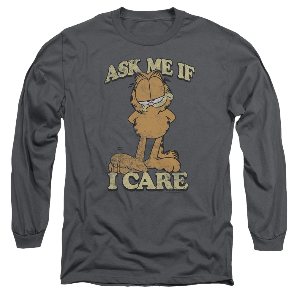Garfield Ask Me - Men's Long Sleeve T-Shirt Men's Long Sleeve T-Shirt Garfield