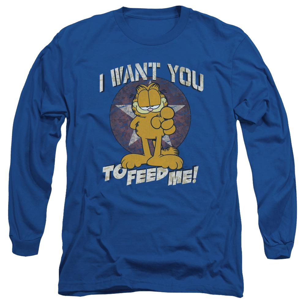Garfield I Want You - Men's Long Sleeve T-Shirt Men's Long Sleeve T-Shirt Garfield