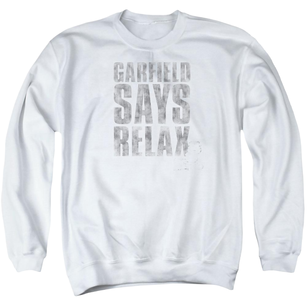 Garfield Relax - Men's Crewneck Sweatshirt Men's Crewneck Sweatshirt Garfield