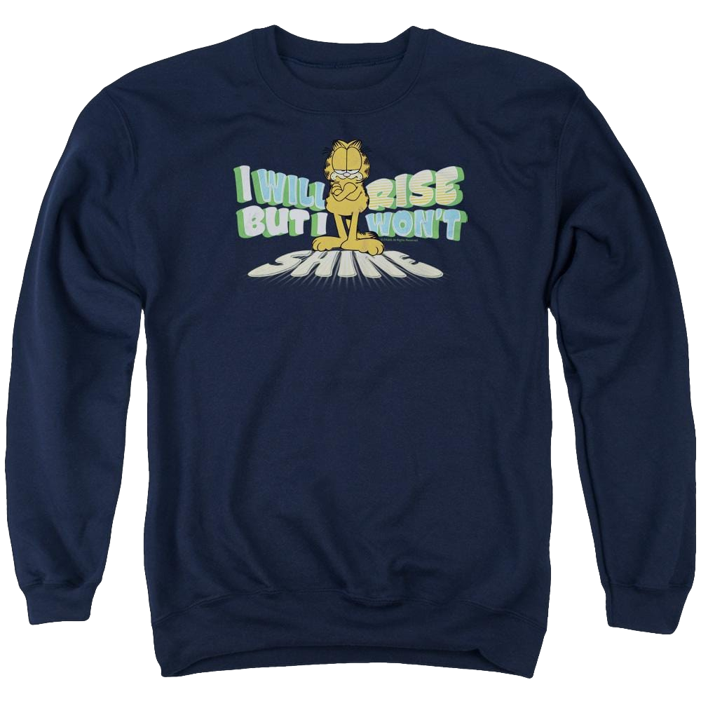 Garfield Rise Not Shine - Men's Crewneck Sweatshirt Men's Crewneck Sweatshirt Garfield