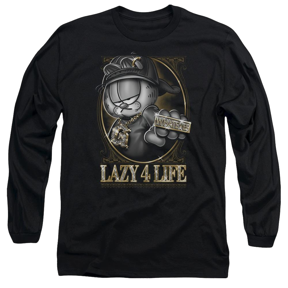 Garfield Lazy 4 Life - Men's Long Sleeve T-Shirt Men's Long Sleeve T-Shirt Garfield
