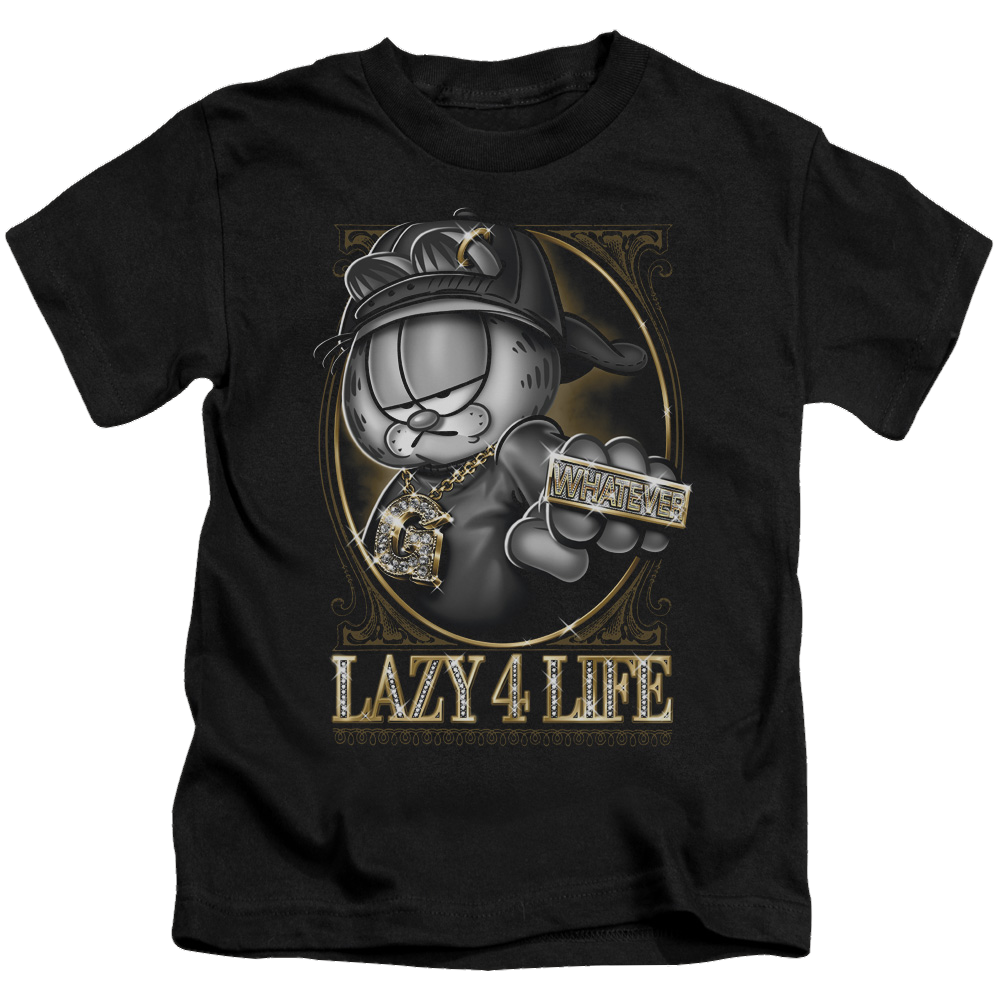 Garfield Lazy 4 Life - Kid's T-Shirt (Ages 4-7) Kid's T-Shirt (Ages 4-7) Garfield