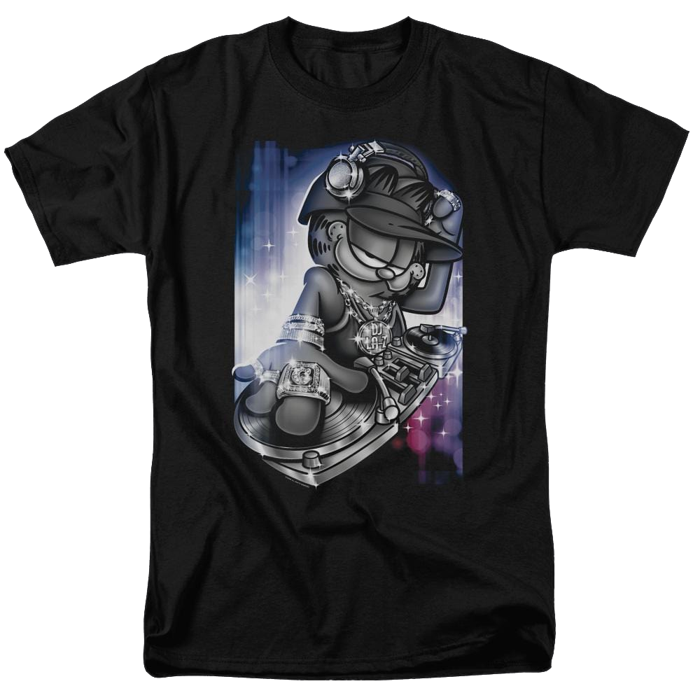 Garfield Dj Lazy - Men's Regular Fit T-Shirt Men's Regular Fit T-Shirt Garfield
