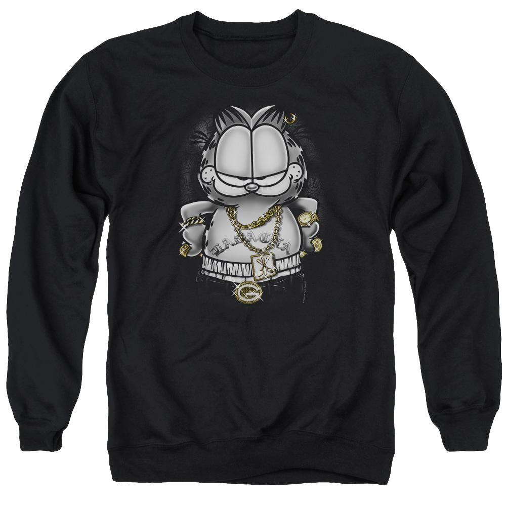 Garfield Lasagna For Life - Men's Crewneck Sweatshirt Men's Crewneck Sweatshirt Garfield