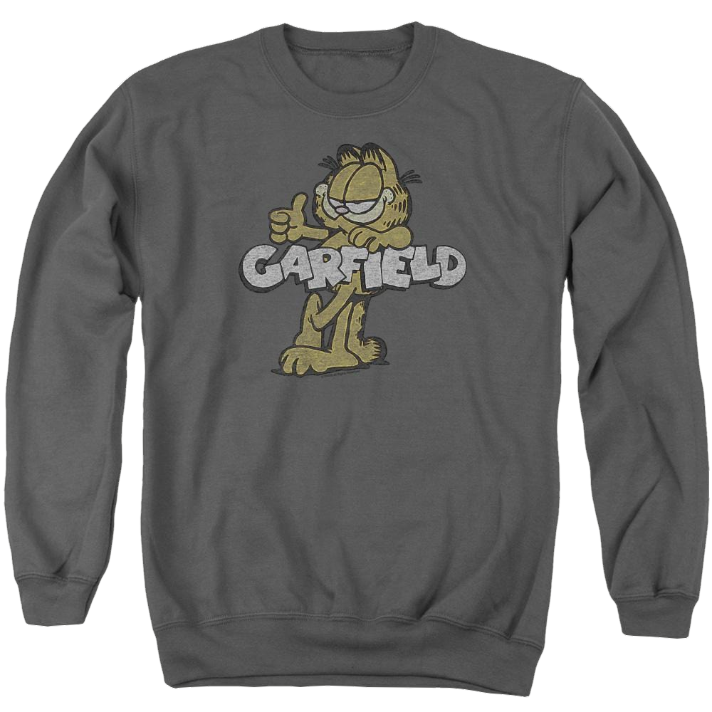 Garfield Retro Garf - Men's Crewneck Sweatshirt Men's Crewneck Sweatshirt Garfield