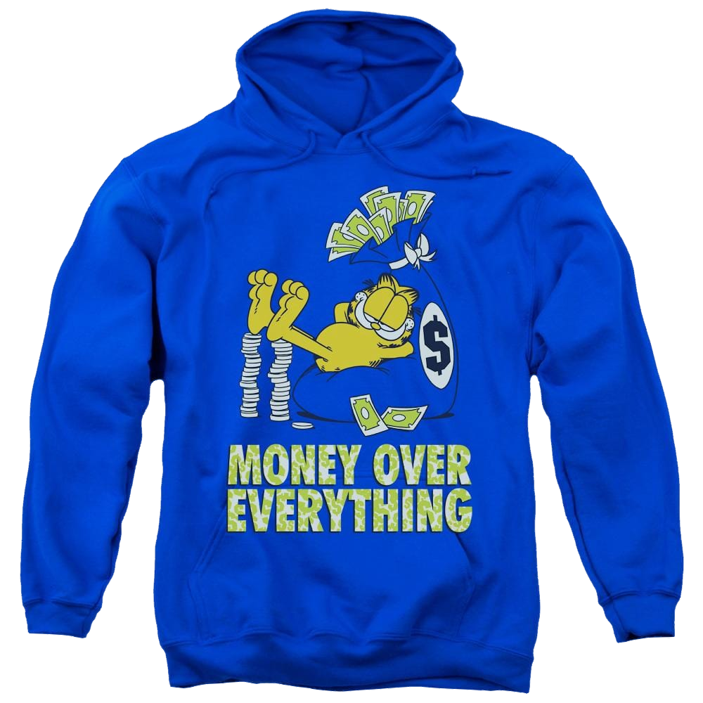 Garfield Money Is Everything - Pullover Hoodie Pullover Hoodie Garfield