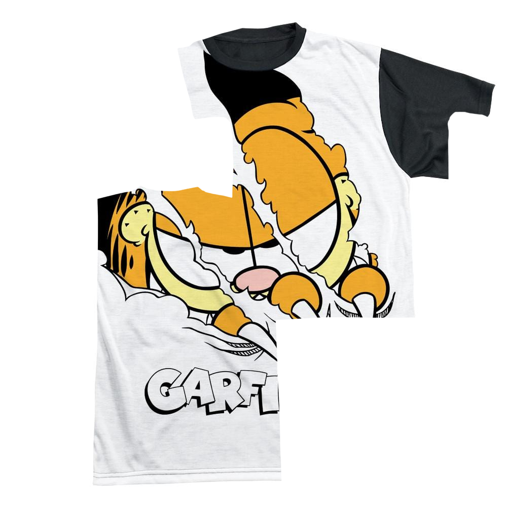 Garfield Torn - Men's Black Back T-Shirt Men's Black Back T-Shirt Garfield