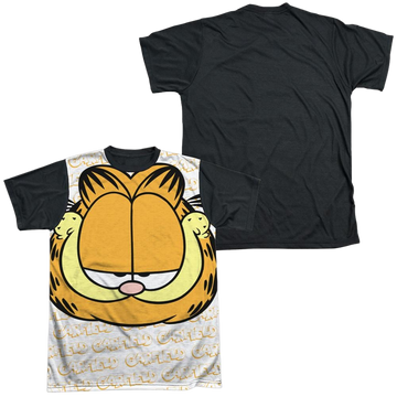 Garfield Big Face men's black back t-shirt