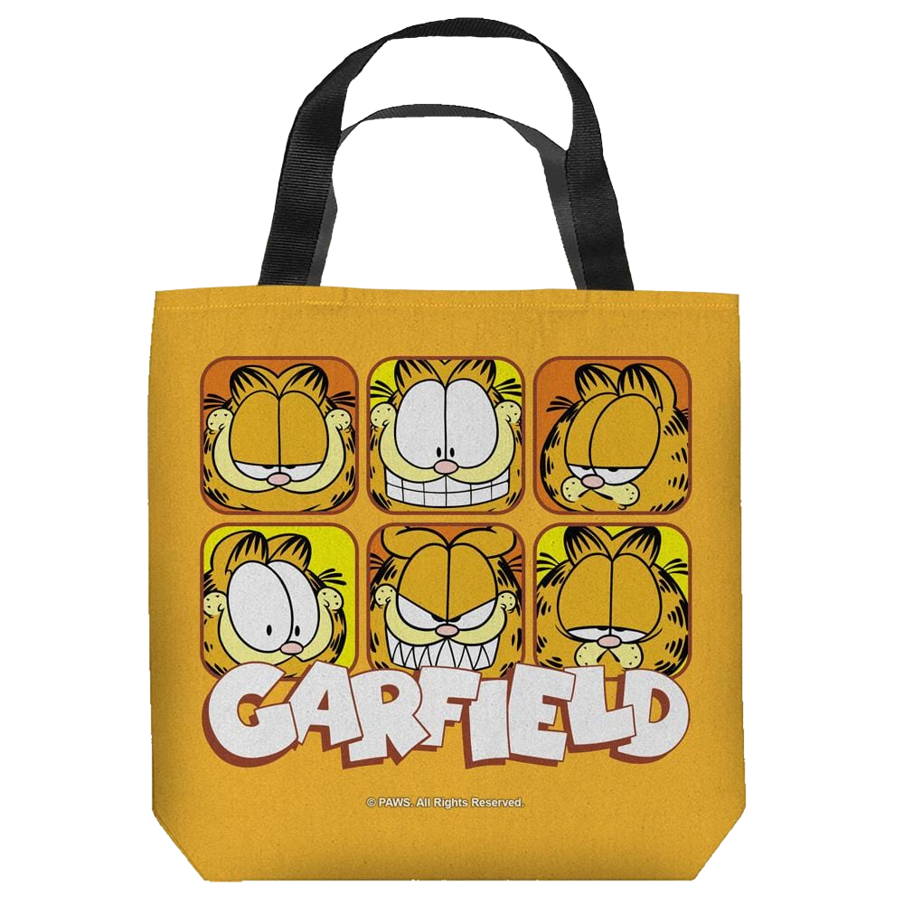 Garfield Faces - Tote Bag Tote Bags Garfield