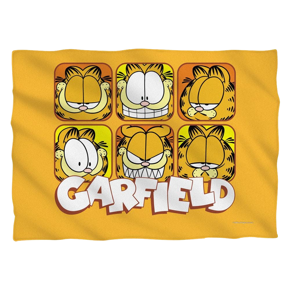 Garfield Faces (Front/Back Print) - Pillow Case Pillow Cases Garfield