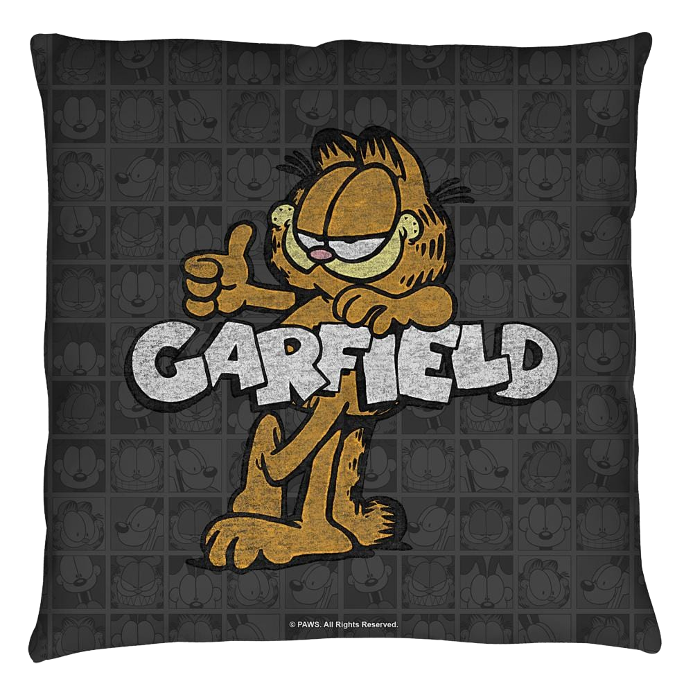 Garfield Retro Throw Pillow Throw Pillows Garfield