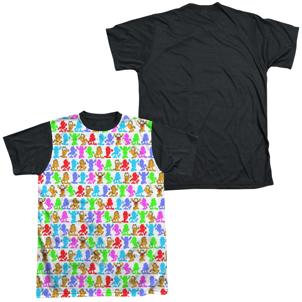 Garfield Silhouettes - Men's Black Back T-Shirt Men's Black Back T-Shirt Garfield