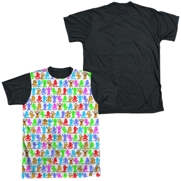 Garfield Silhouettes men's black back t-shirt