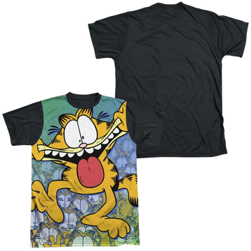 Garfield Goofy Face men's black back t-shirt