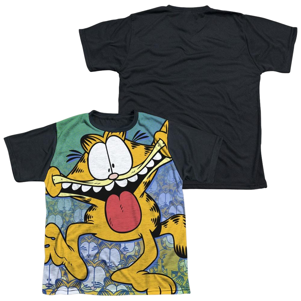 Garfield Goofy Face - Youth Black Back T-Shirt (Ages 8-12) Youth Black Back T-Shirt (Ages 8-12) Garfield