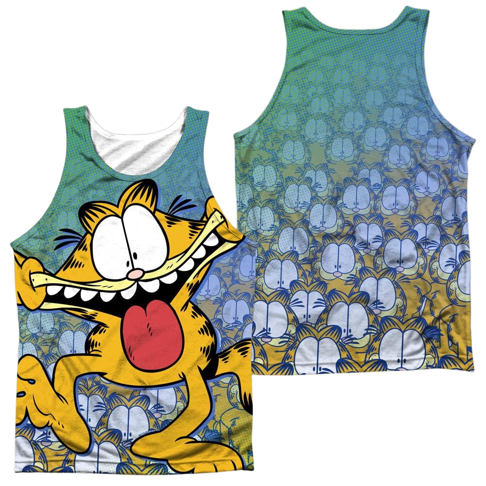 Garfield Goofy Face Men's All Over Print Tank Men's All Over Print Tank Garfield