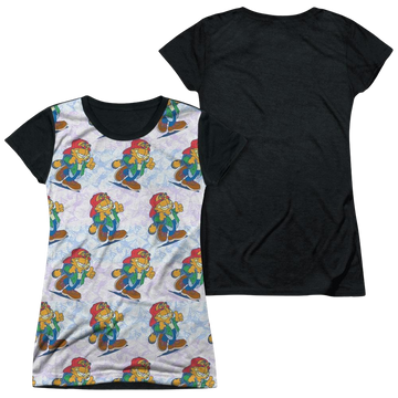 Garfield Cool Cat - Juniors Black Back T-Shirt Juniors Black Back T-Shirt Garfield