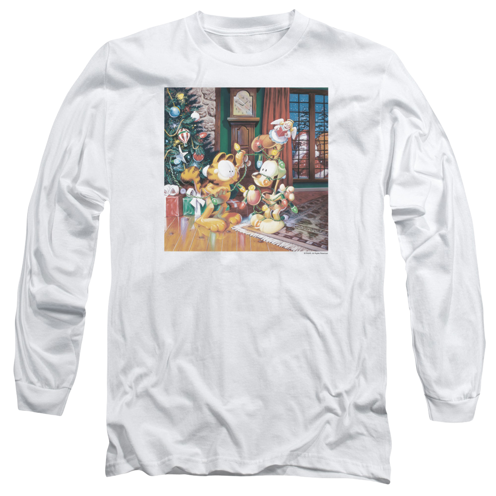 Garfield Odie Tree - Men's Long Sleeve T-Shirt Men's Long Sleeve T-Shirt Garfield
