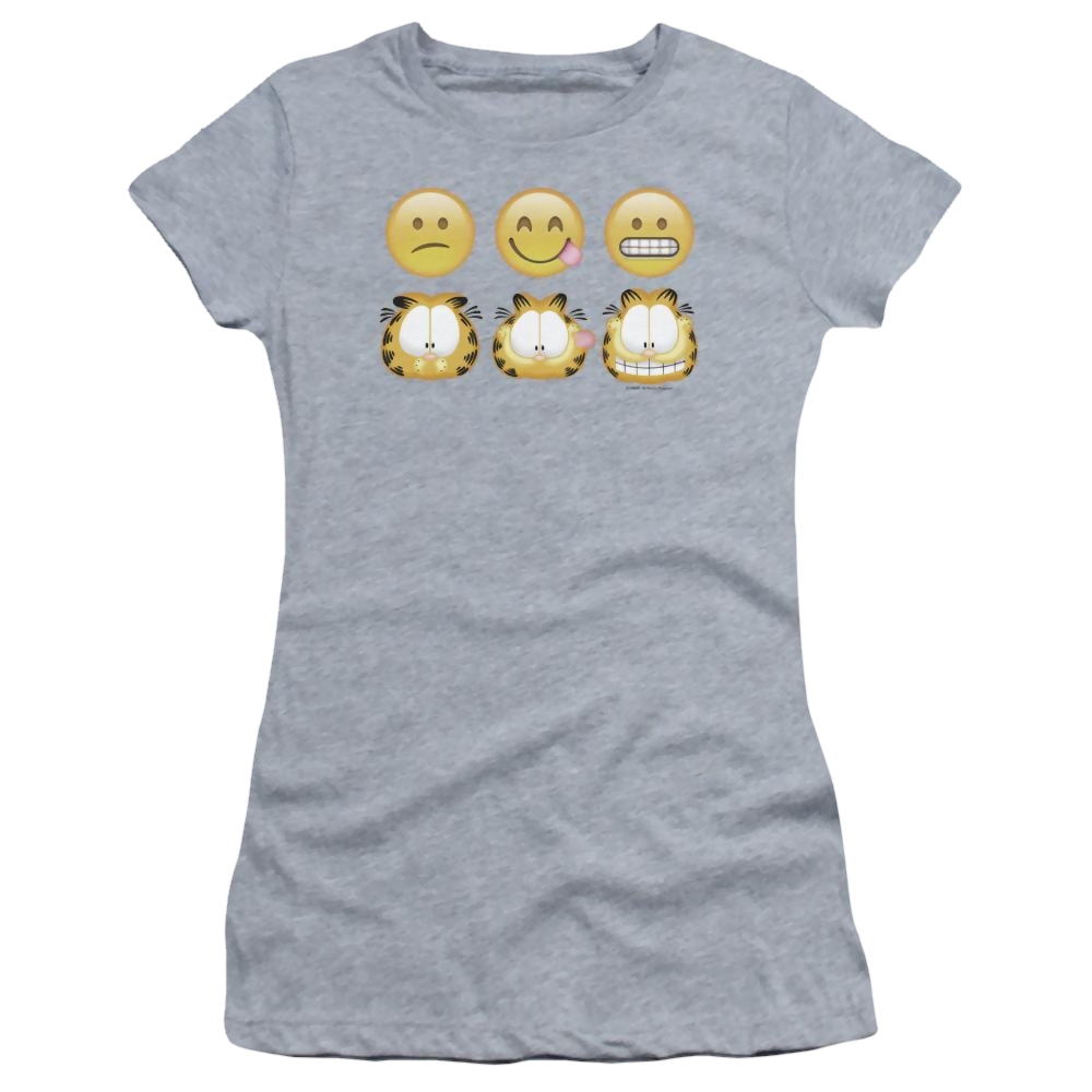 Garfield Emojis - Juniors T-Shirt Juniors T-Shirt Garfield