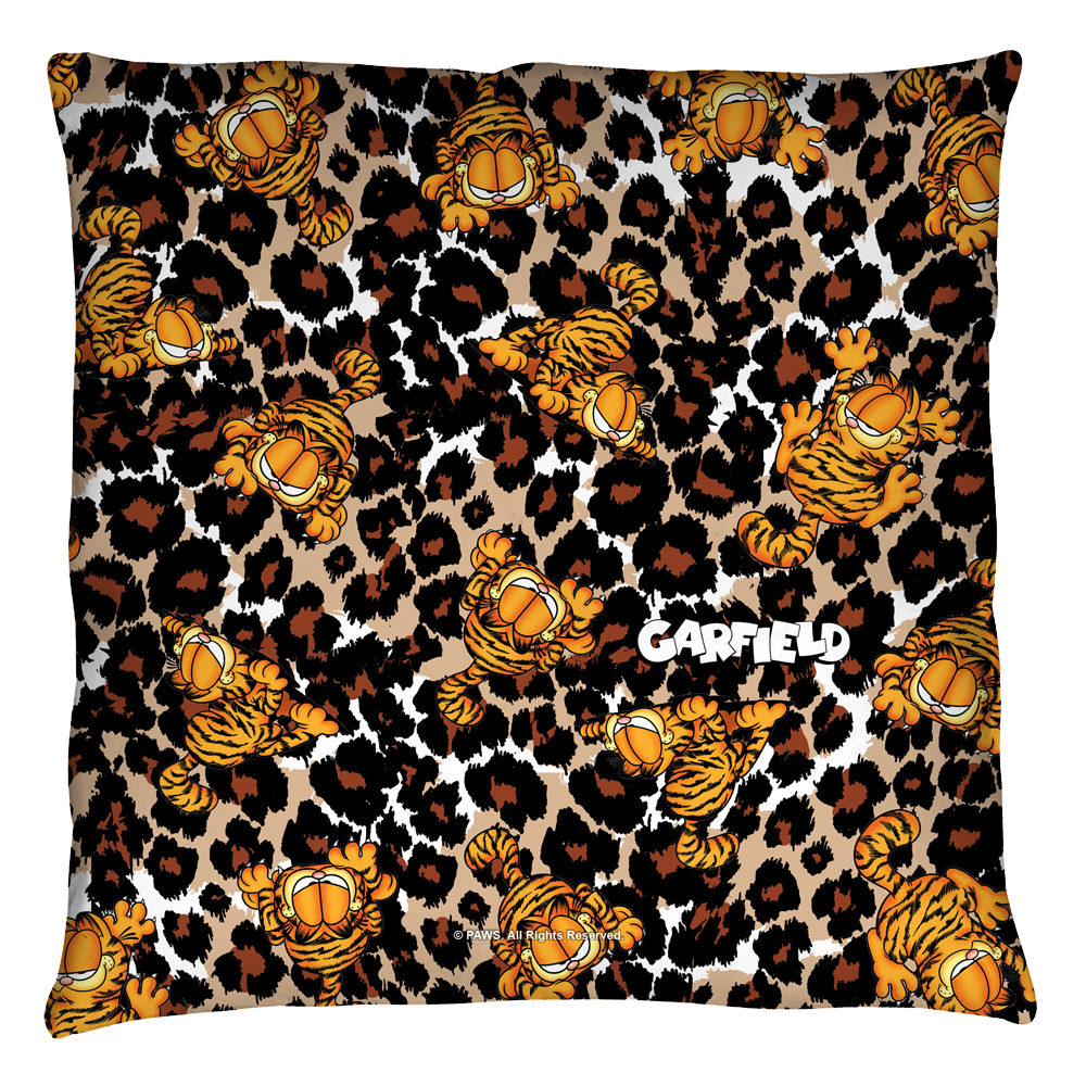 Garfield Wild Cat Throw Pillow Throw Pillows Garfield