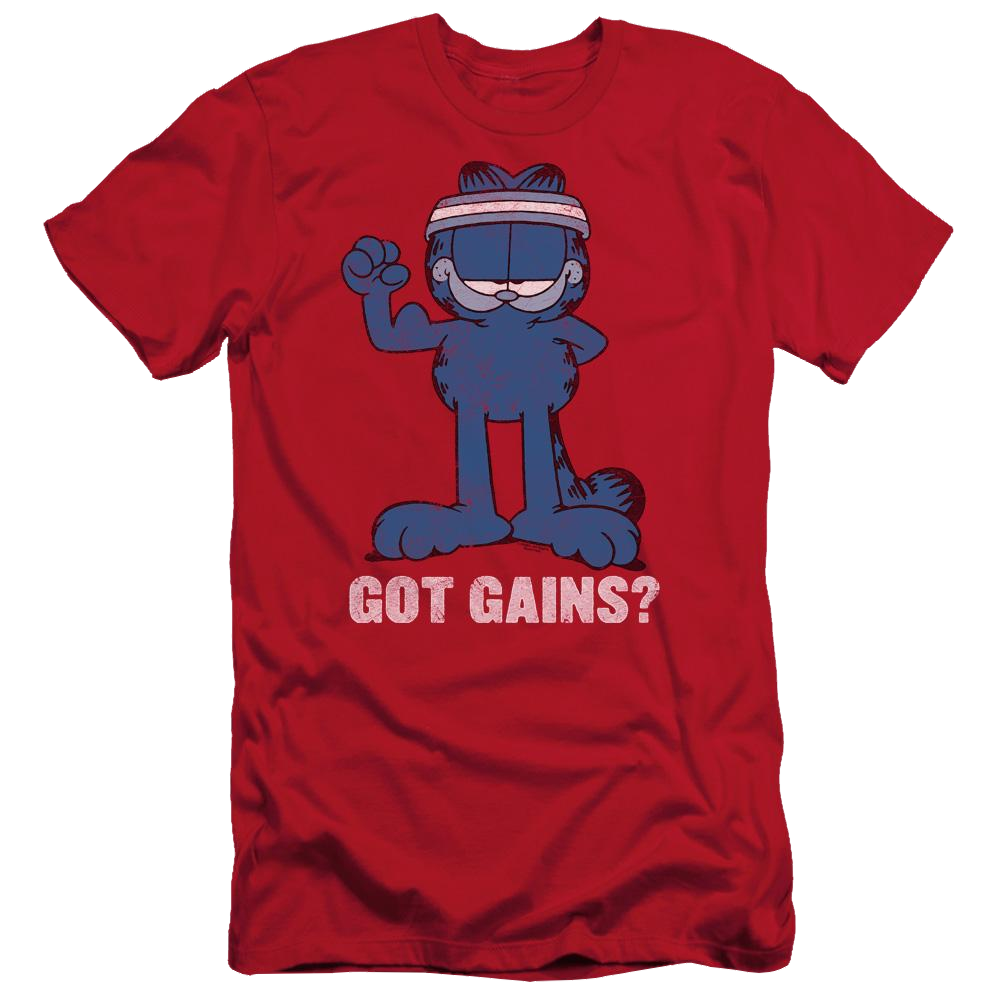 Garfield Got Gains - Men's Slim Fit T-Shirt Men's Slim Fit T-Shirt Garfield