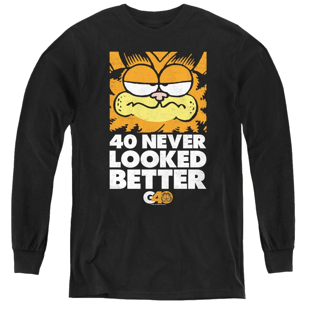 Garfield 40 Looks - Youth Long Sleeve T-Shirt Youth Long Sleeve T-Shirt Garfield
