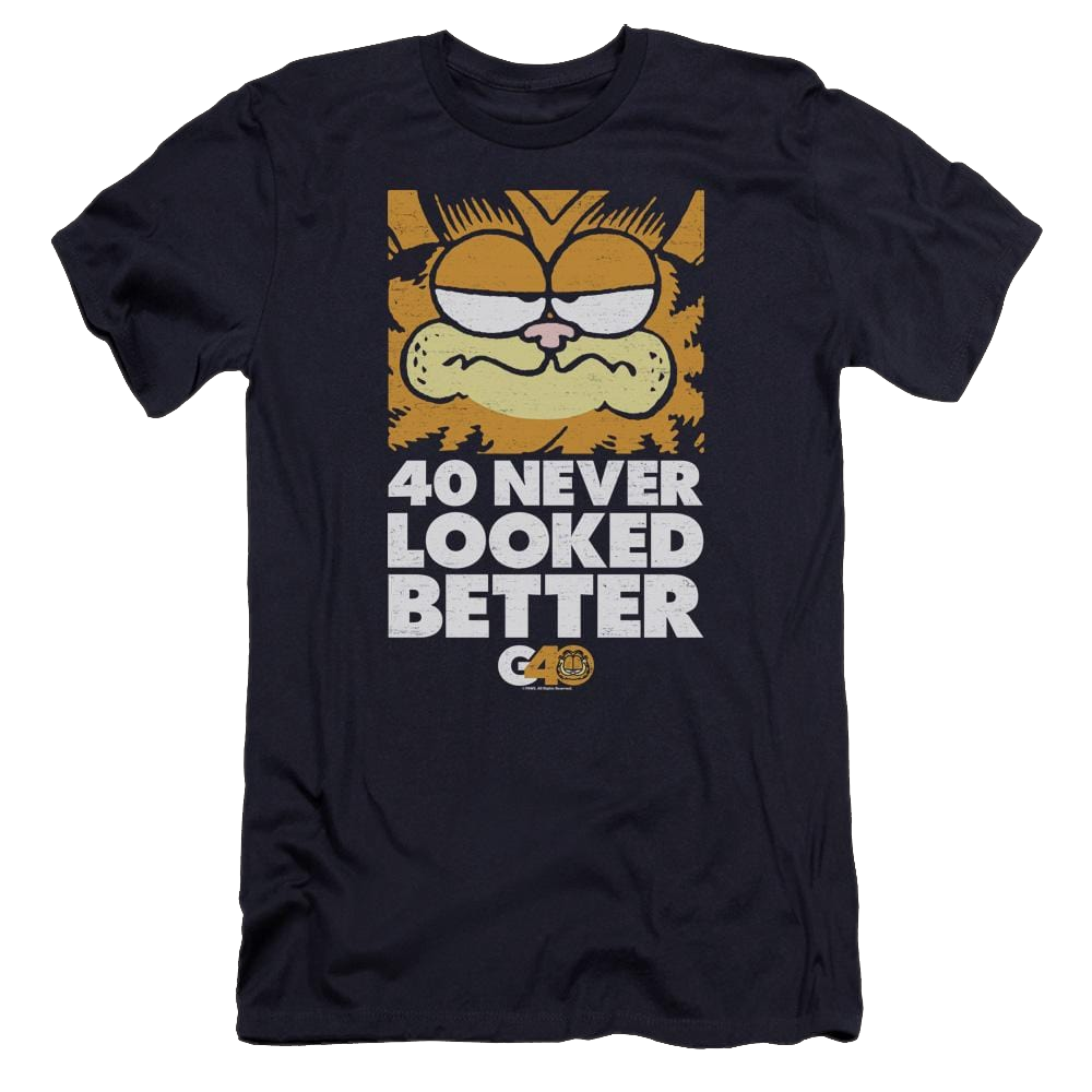 Garfield 40 Looks - Men's Premium Slim Fit T-Shirt Men's Premium Slim Fit T-Shirt Garfield