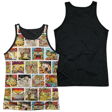 Garfield 40th Collage Men's Black Back Tank Men's Black Back Tank Garfield