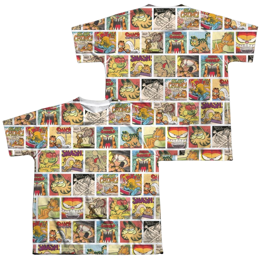 Garfield Collage - Youth All-Over Print T-Shirt (Ages 8-12) Youth All-Over Print T-Shirt (Ages 8-12) Garfield