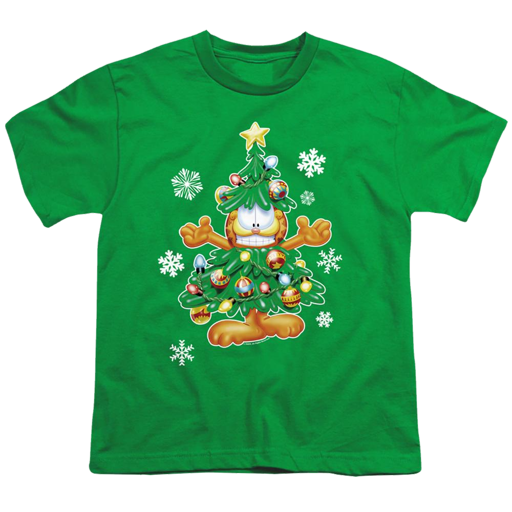 Garfield Tree - Youth T-Shirt Youth T-Shirt (Ages 8-12) Garfield