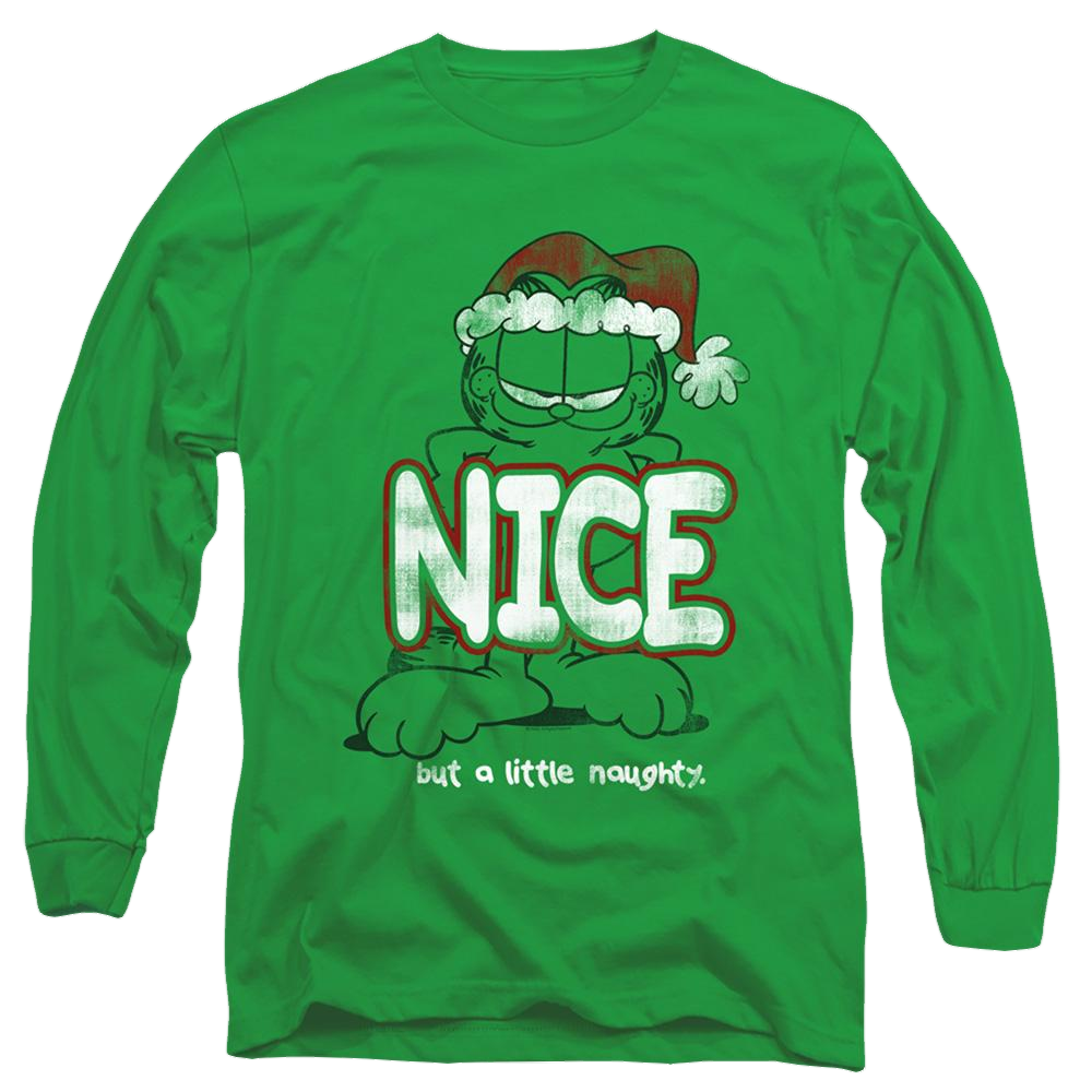 Garfield A Little Naughty - Men's Long Sleeve T-Shirt Men's Long Sleeve T-Shirt Garfield
