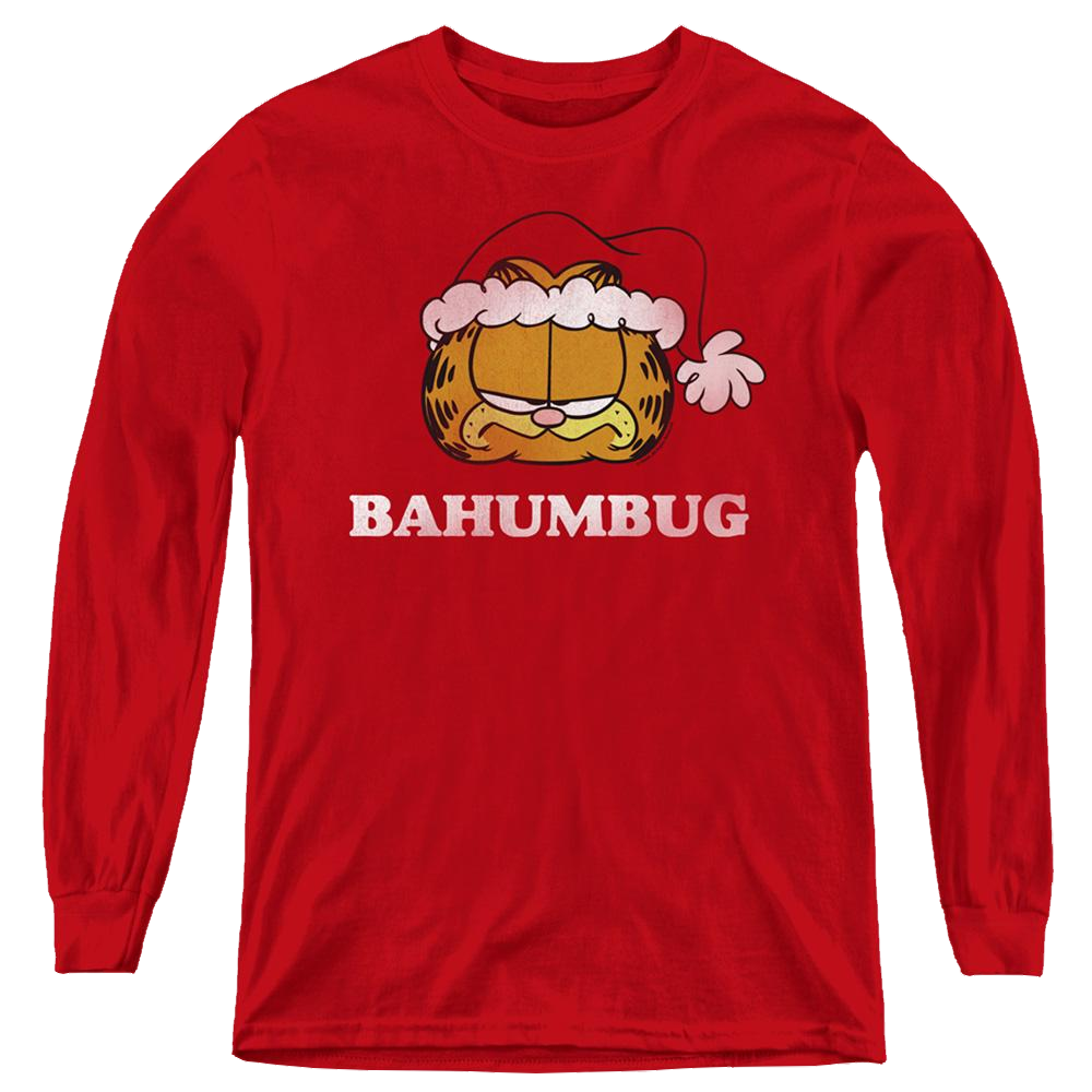 Garfield Bahumbug - Youth Long Sleeve T-Shirt Youth Long Sleeve T-Shirt Garfield