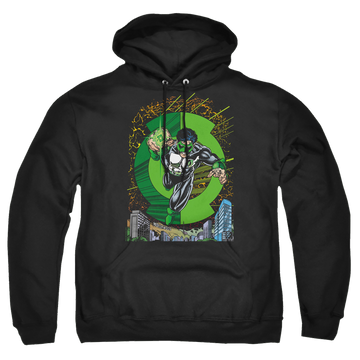 Black pullover hoodie with Green Lantern Gl #51 Cover graphic