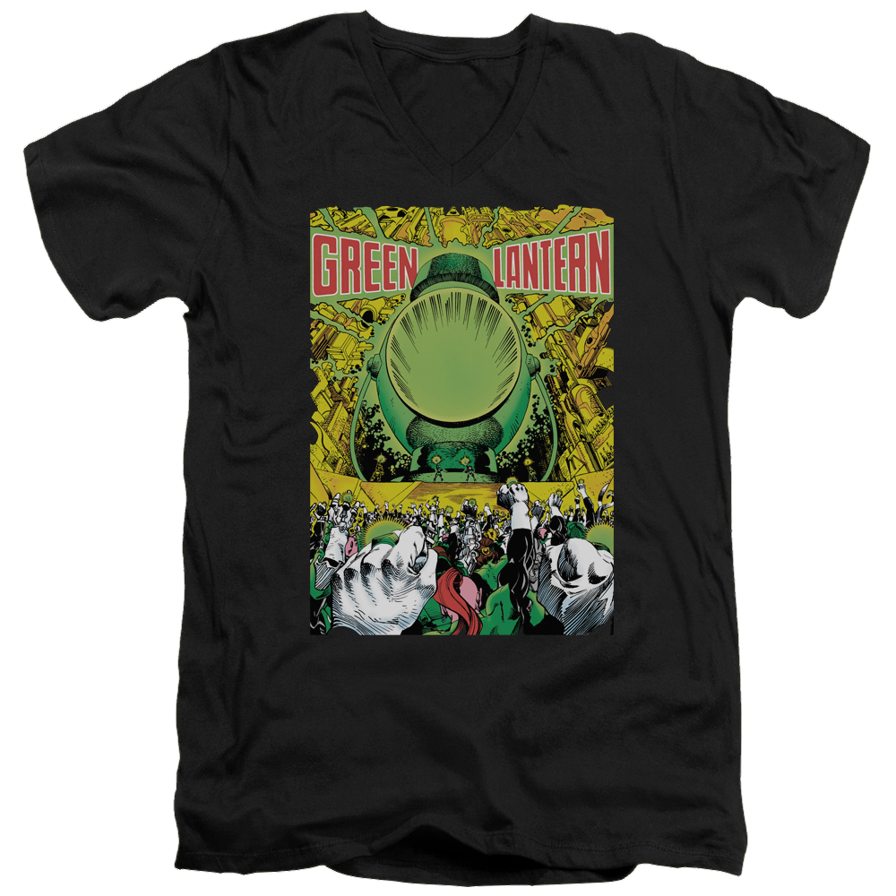 Green Lantern Gl #200 Cover - Men's V-Neck T-Shirt Men's V-Neck T-Shirt Green Lantern
