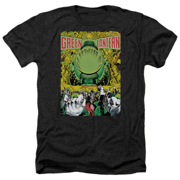 Charcoal men's heather t-shirt with Green Lantern Gl #200 Cover graphic