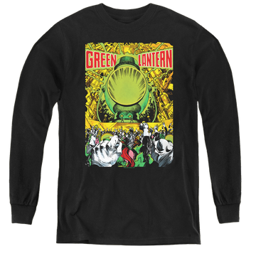 Black youth long sleeve t-shirt with Green Lantern Gl #200 Cover graphic
