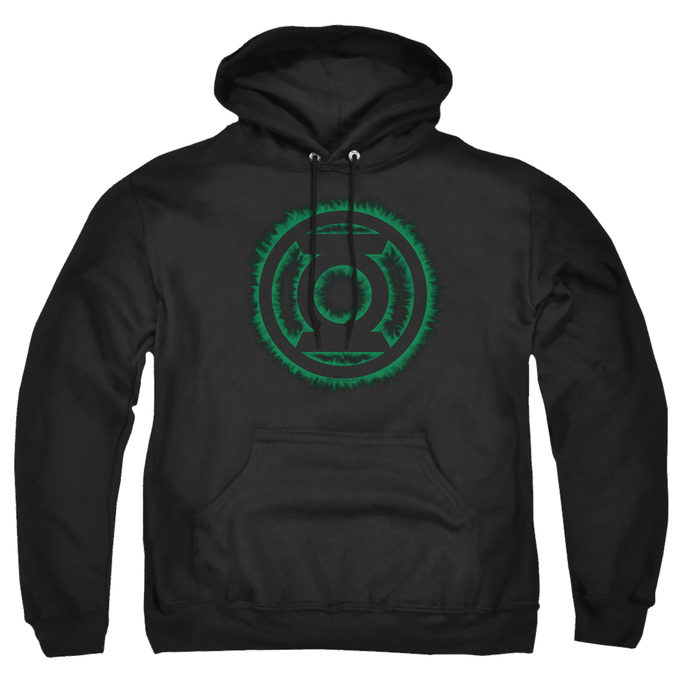 Green Lantern Green Flame Logo - Pullover Hoodie Pullover Hoodie Green Lantern