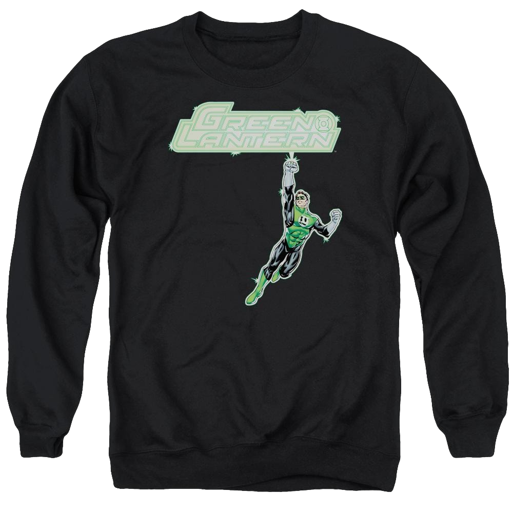 Green Lantern Energy Construct Logo - Men's Crewneck Sweatshirt Men's Crewneck Sweatshirt Green Lantern