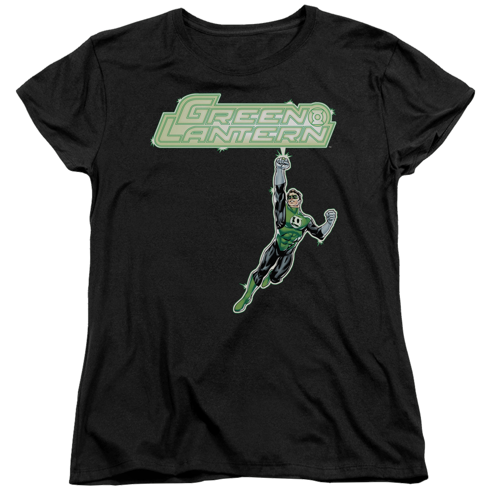 Green Lantern ENERGY CONSTRUCT LOGO - Women's T-Shirt Women's T-Shirt Green Lantern