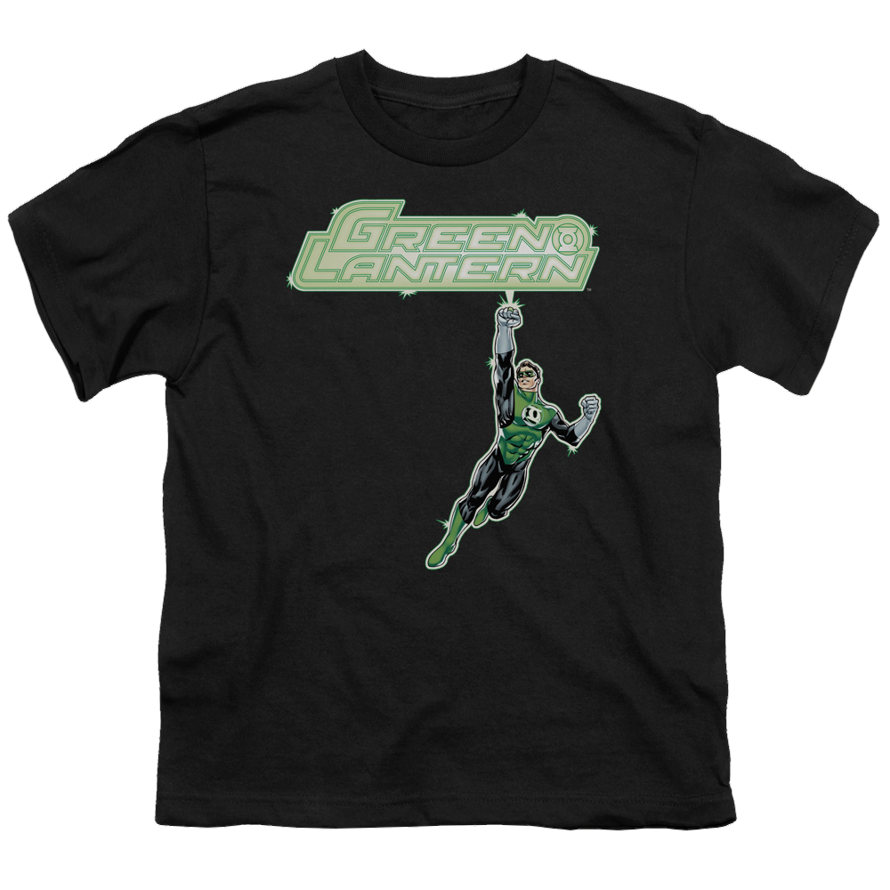 Green Lantern Energy Construct Logo - Youth T-Shirt Youth T-Shirt (Ages 8-12) Green Lantern