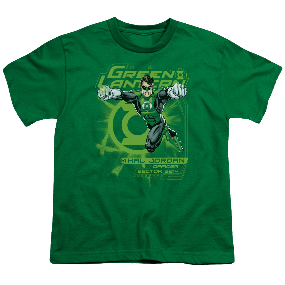 Green Lantern Sector 2814 - Youth T-Shirt Youth T-Shirt (Ages 8-12) Green Lantern